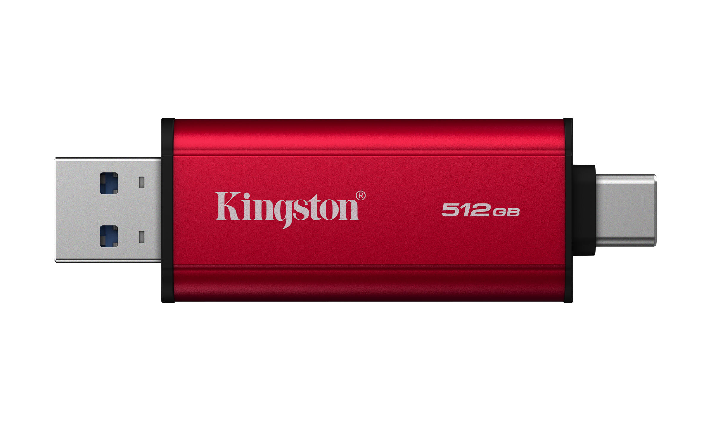 Kingston SSD externo Dual Portable 512GB / SPSD/512GB Negro, rojo
