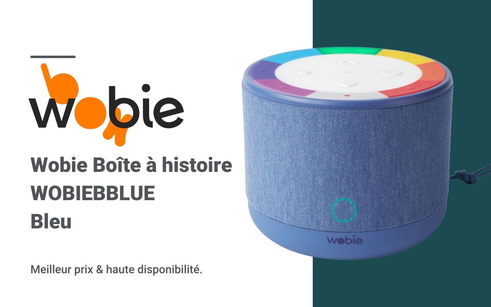 Wobie Boîte à histoire bleu