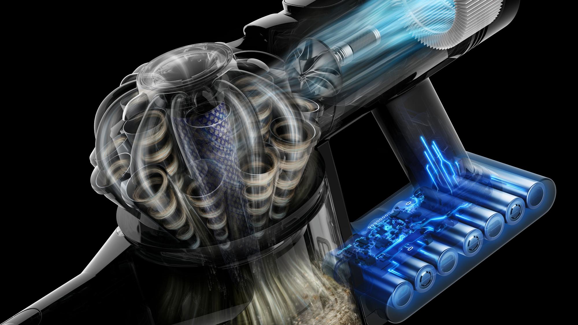 Dyson Stabstaubsauger V8 Cyclone / 494706-01 Schwarz