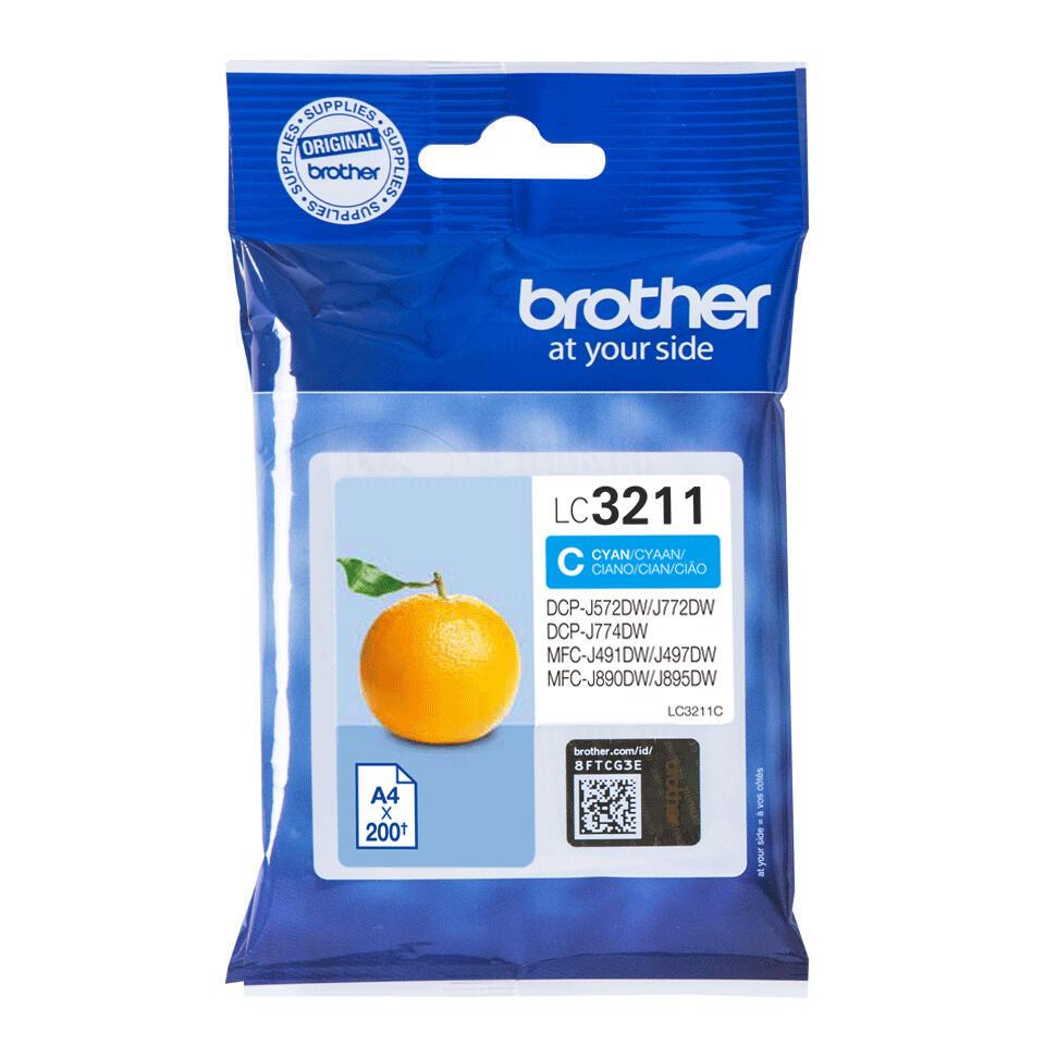 Brother Encre LC-3211C / LC3211C Cyan Standard