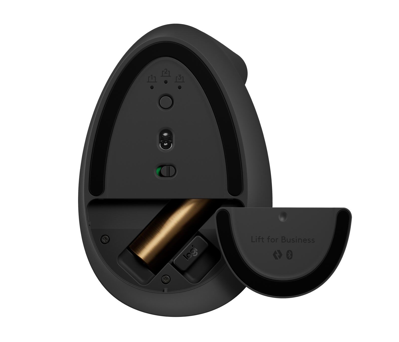 Logitech Ratón Lift Vertical Business / 910-006494 Grafito