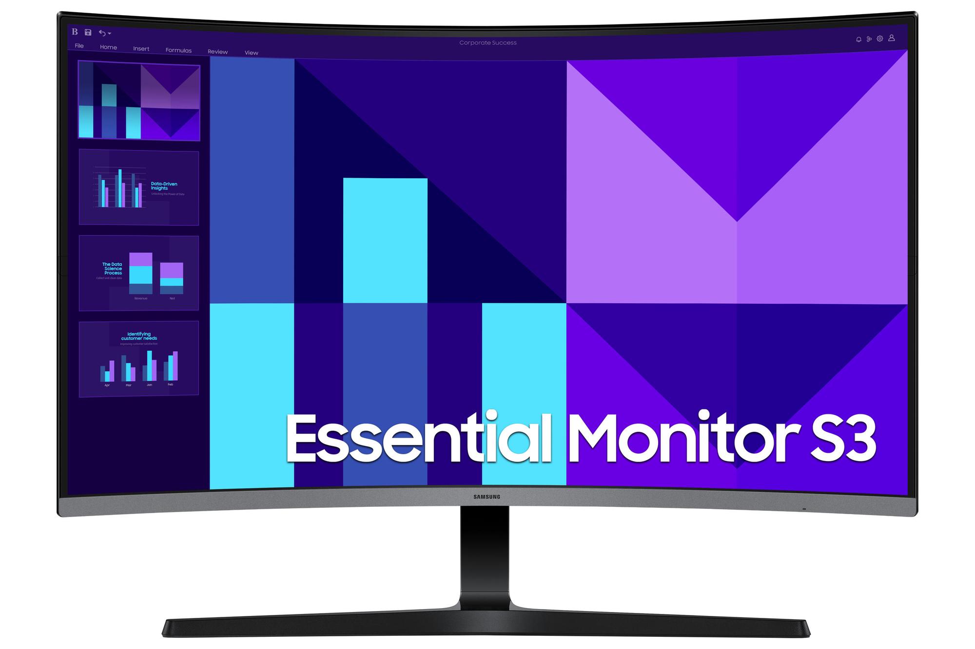 Samsung Monitor Essential LS32D396GAU / LS32D396GAUXEN Nero 81,3 cm (32")