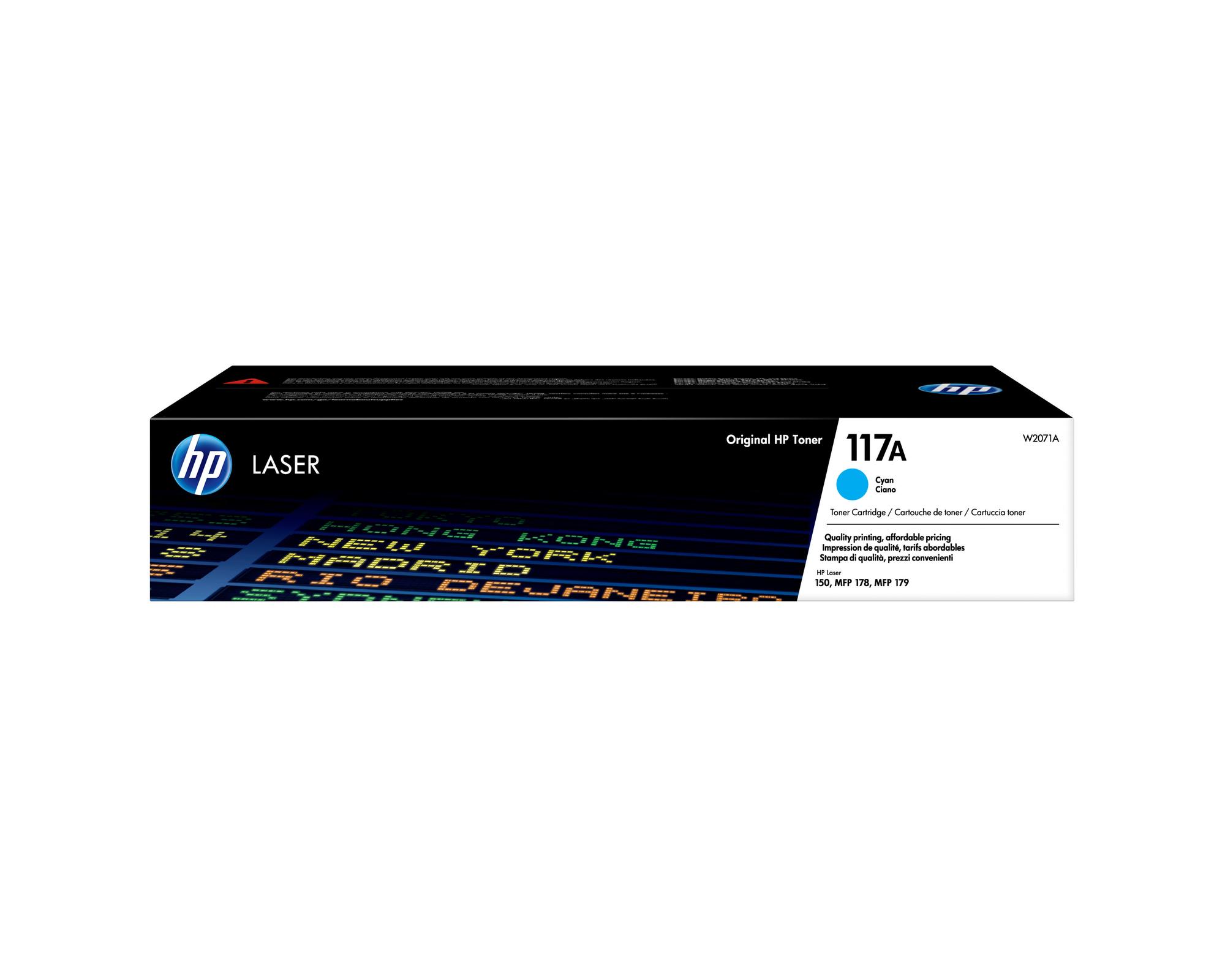 HP Toner 117A / W2071A Cyan Standard