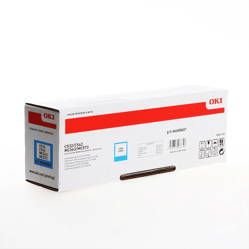 OKI Toner 46490607 Cyan