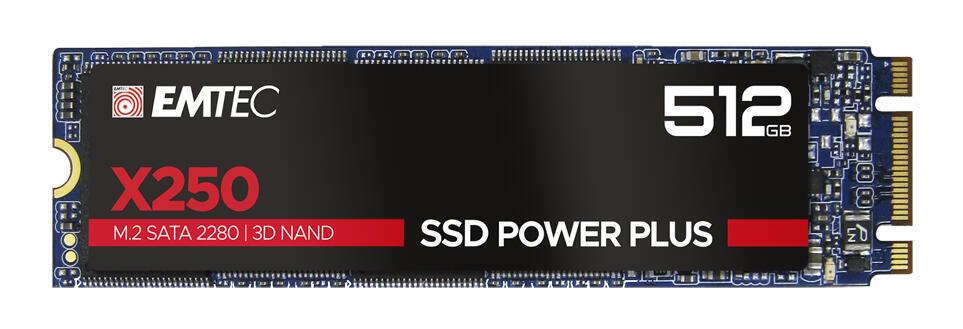 Emtec SSD M.2 X250 512GB / ECSSD512GX250 Nero L