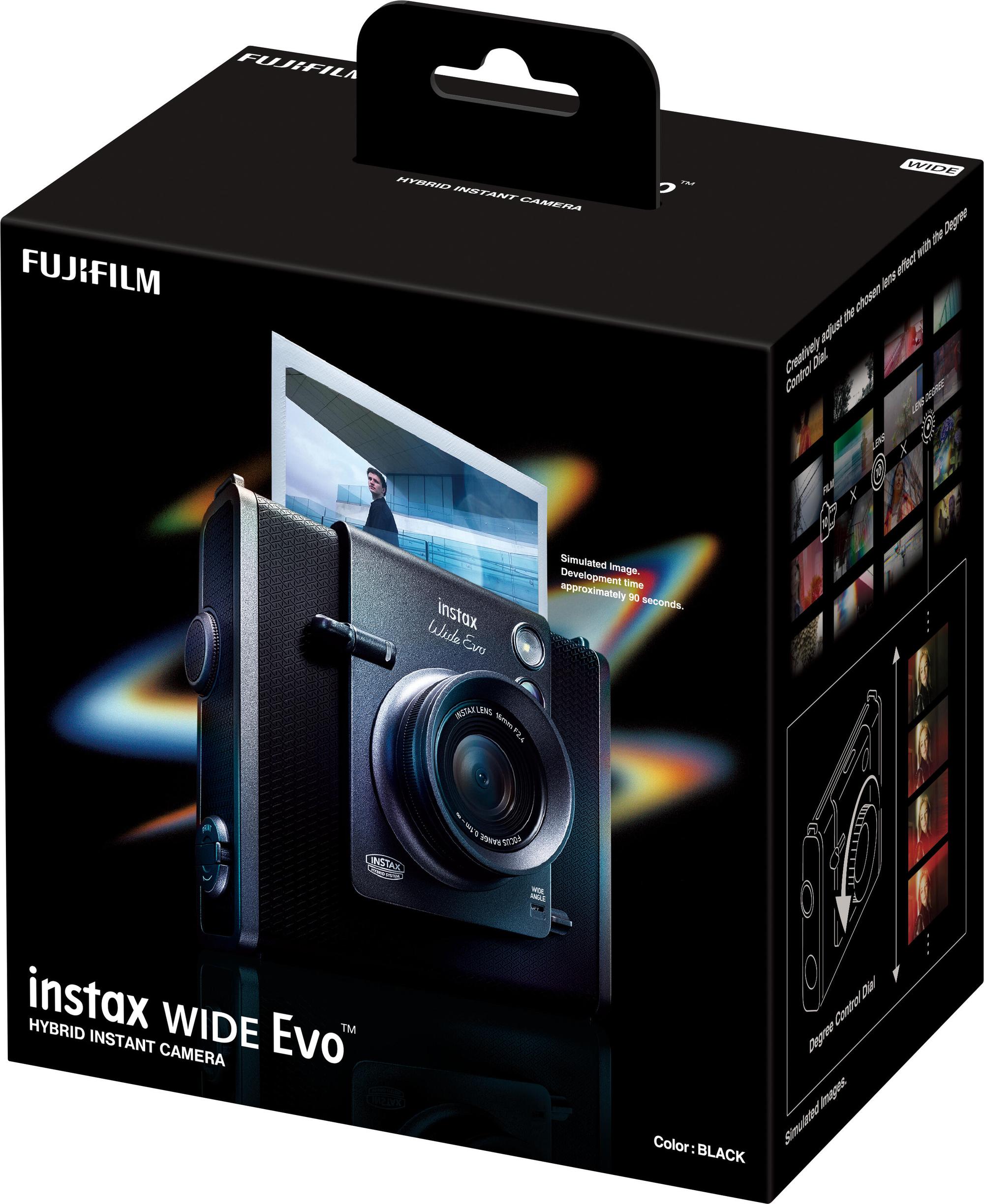 Fujifilm Kamera Instax Wide Evo / 16840933 Schwarz Standard