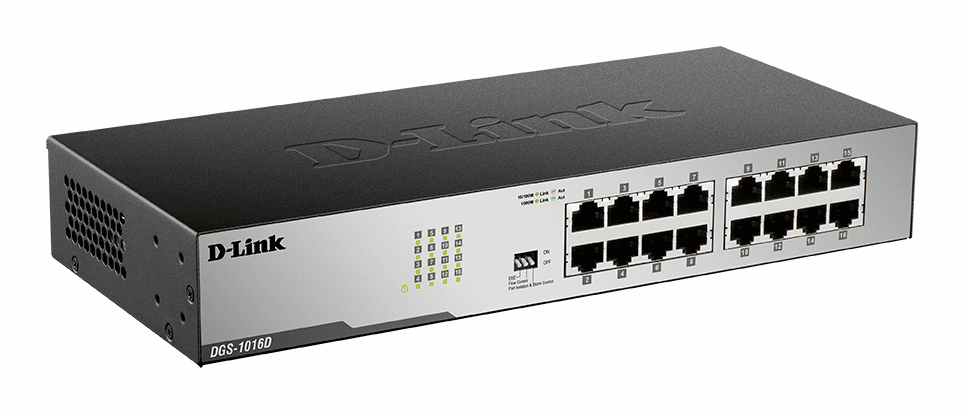 D-Link Switch GS1016D / DGS-1016D/E Black