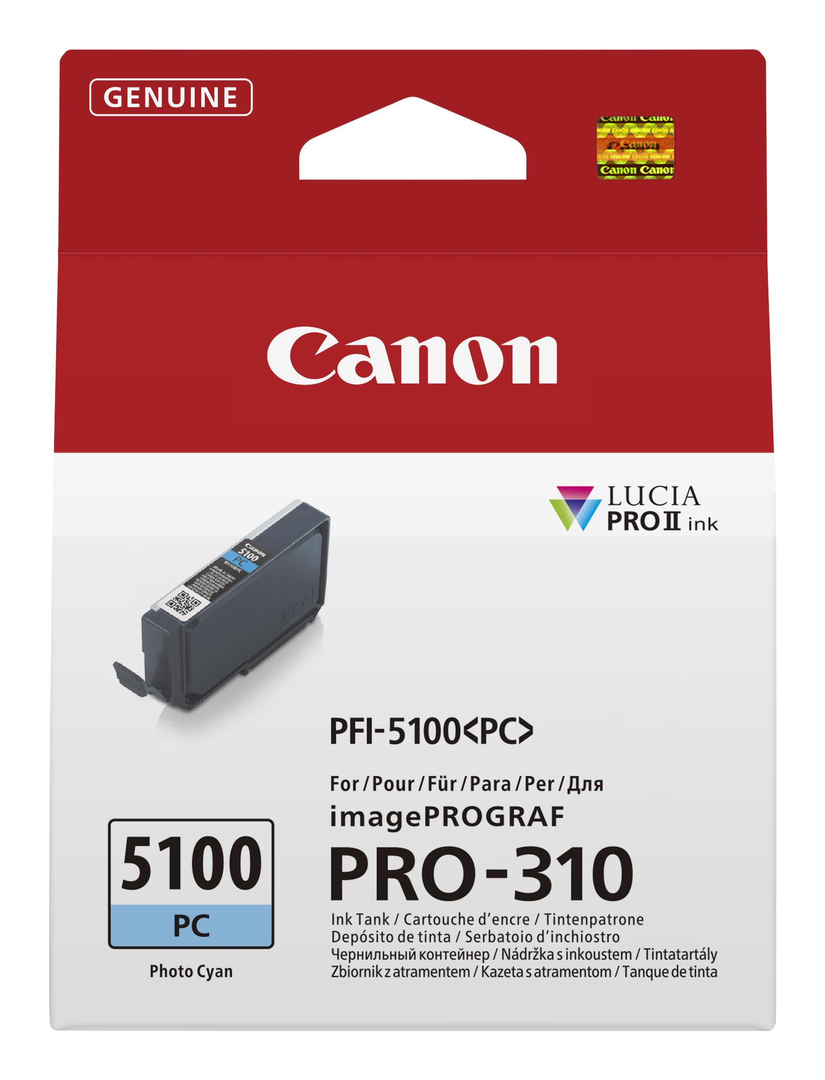 Canon Ink PFI-5100 PC / 6956C001 Photo Cyan Standard