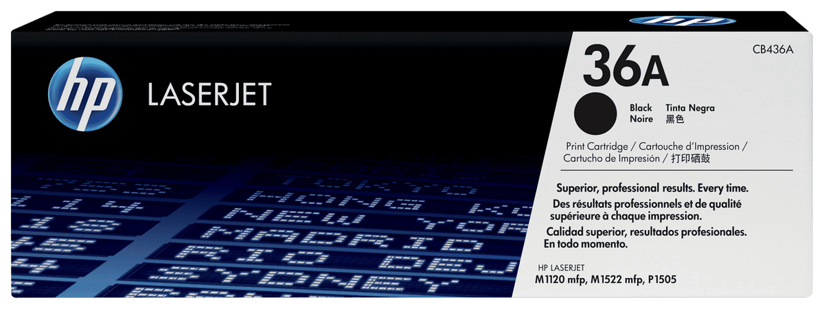 HP Toner 36A / CB436A Schwarz
