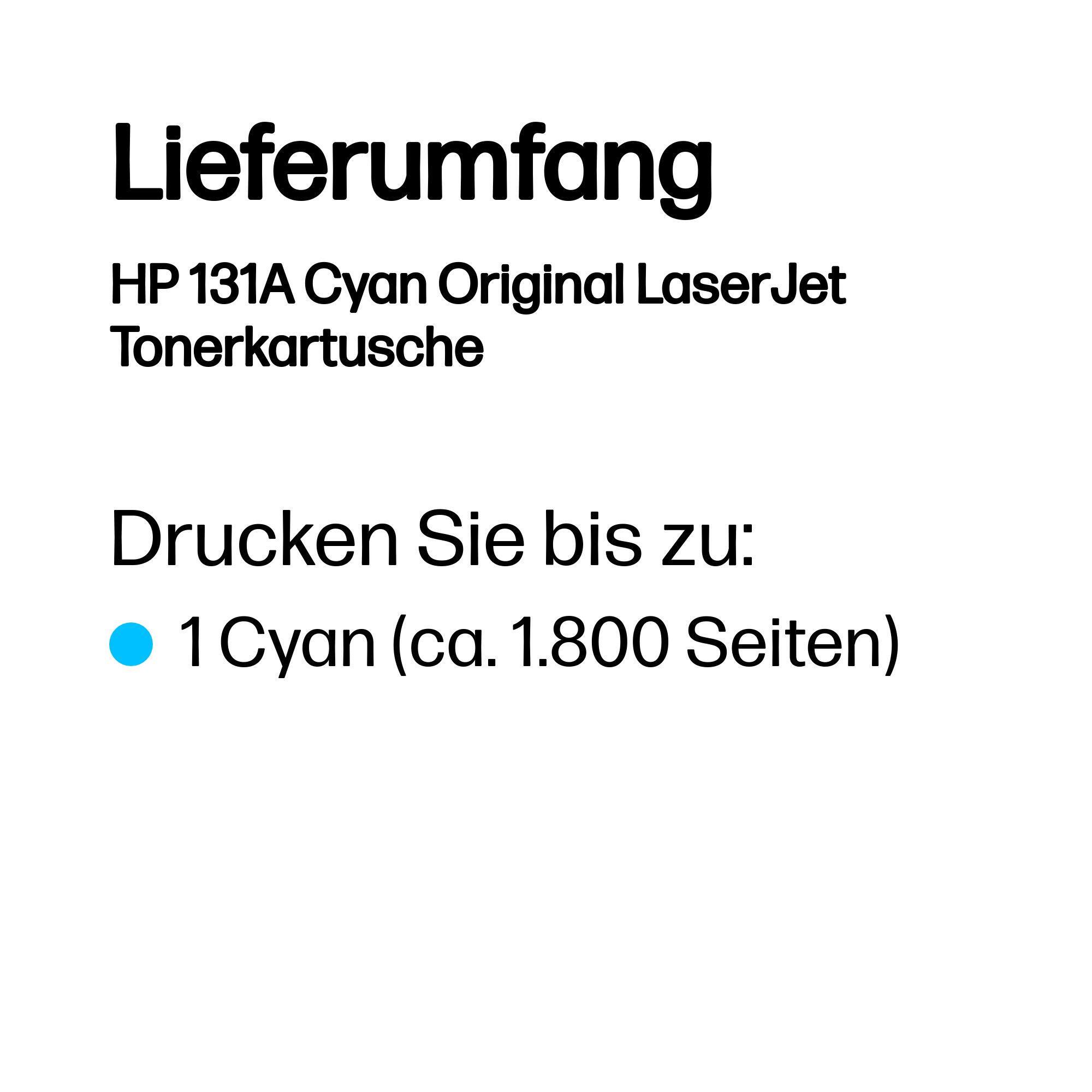 HP Toner 131A / CF211A Cyan Standard