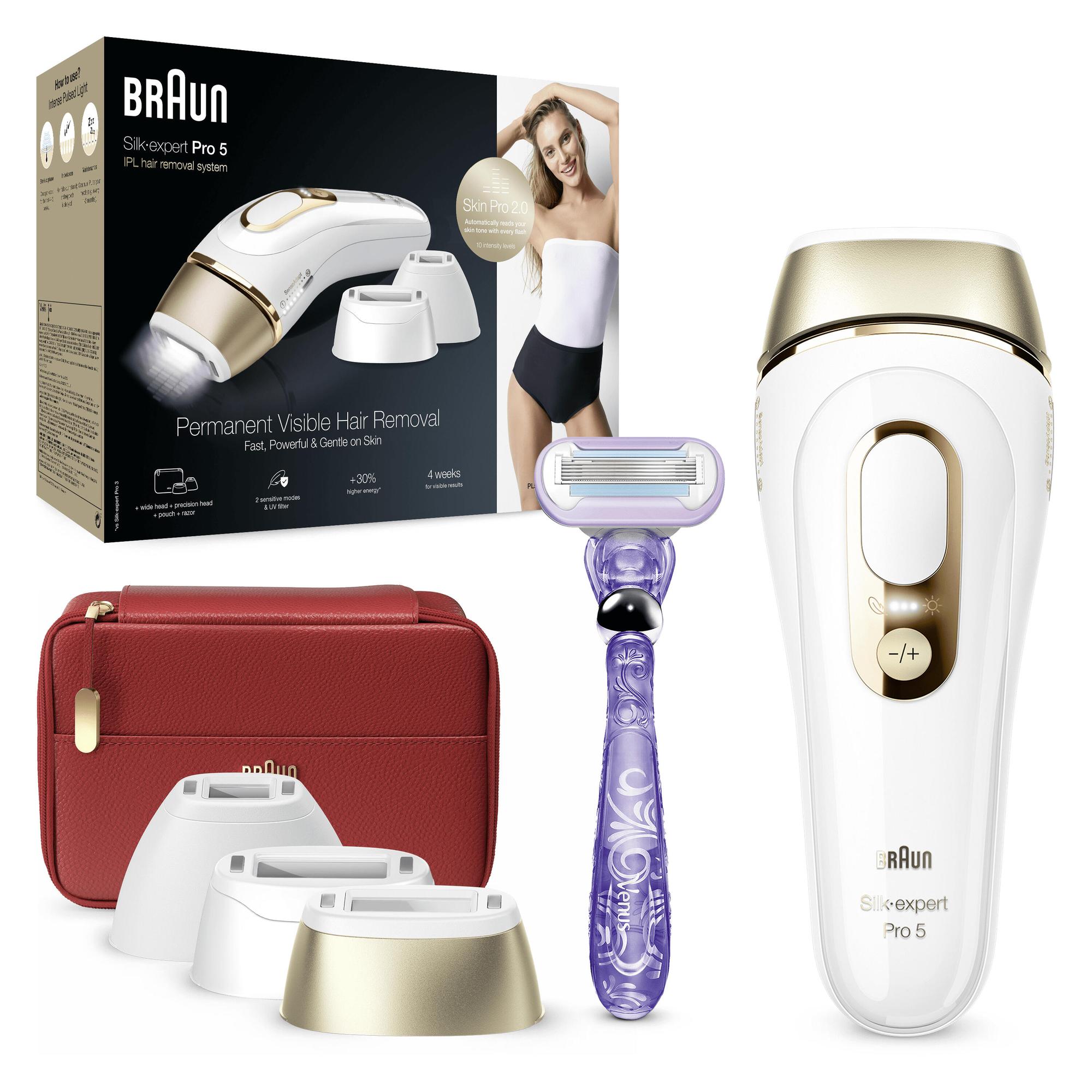 Braun Depilatore IPL Silk-expert Pro 5 PL5267 / 81768909 Oro, bianco