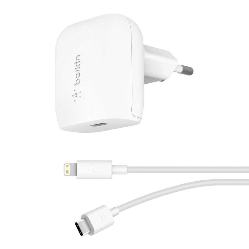 Belkin Wireless charger 18W USB-C/Lightning / F7U096VF04WHT White