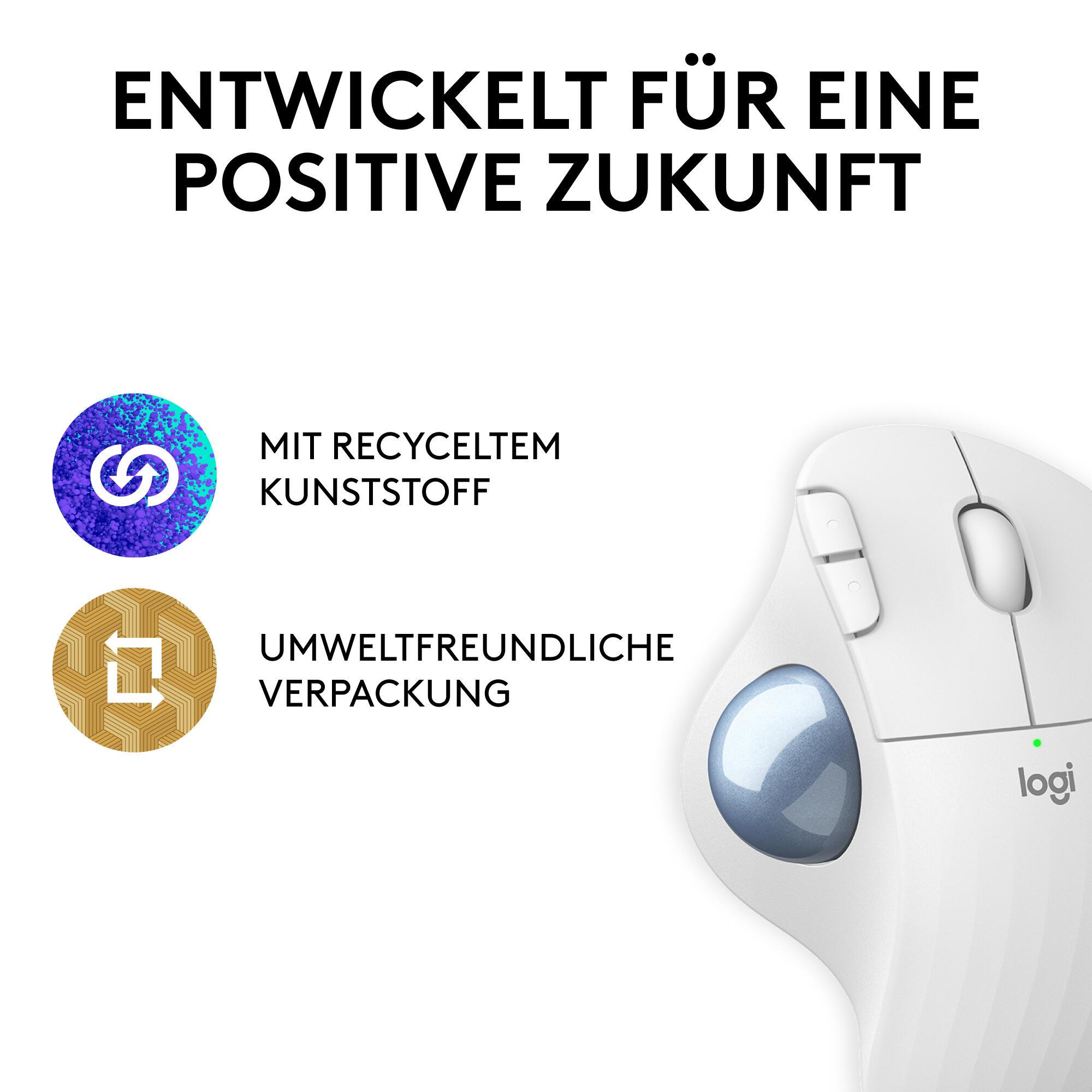 Logitech Mouse ERGO M575S / 910-007030 Blue, white