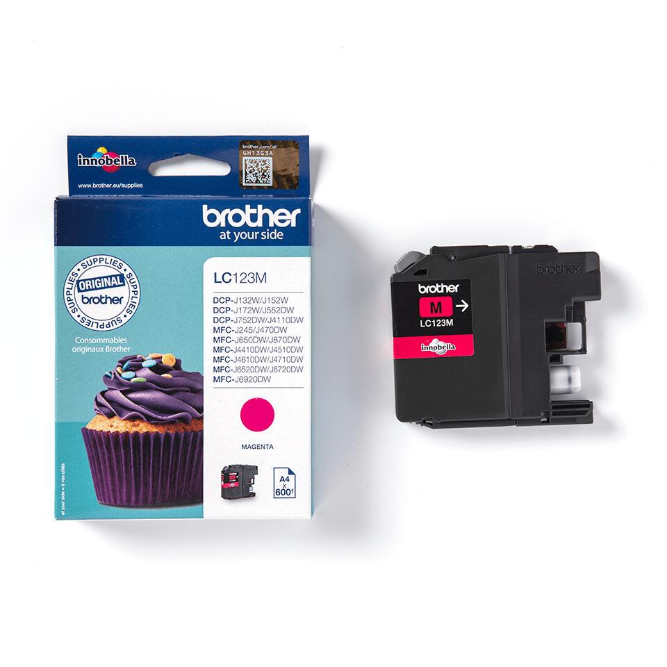 Brother Ink LC-123M / LC123M Magenta Standard