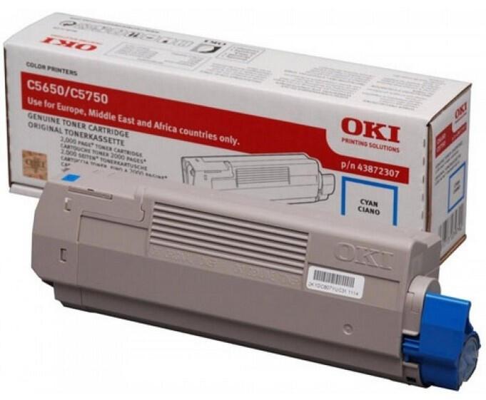 OKI Toner 43872307 Ciano Standard
