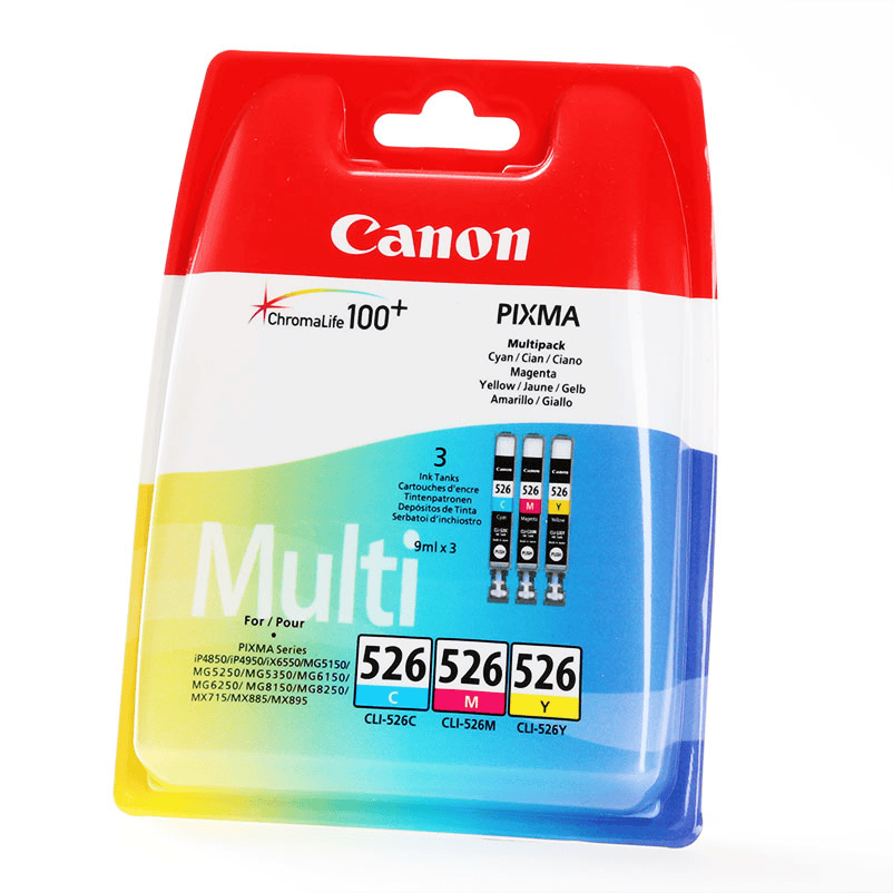 Canon Tinte CLI-526 / 4541B009 C,M,Y