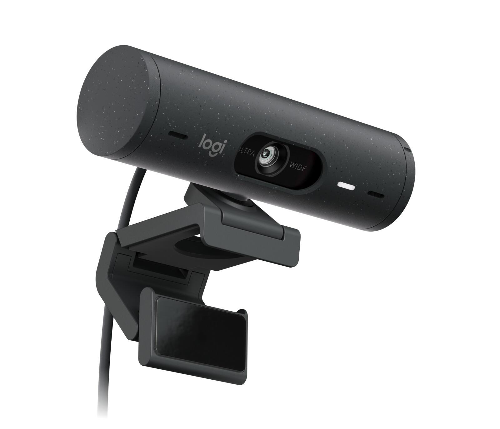Logitech Cámara web Brio 500 / 960-001422 Grafito