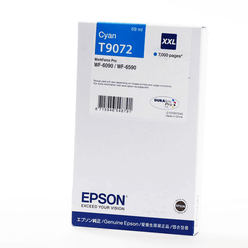 Epson Ink T9072 / C13T907240 Cyan