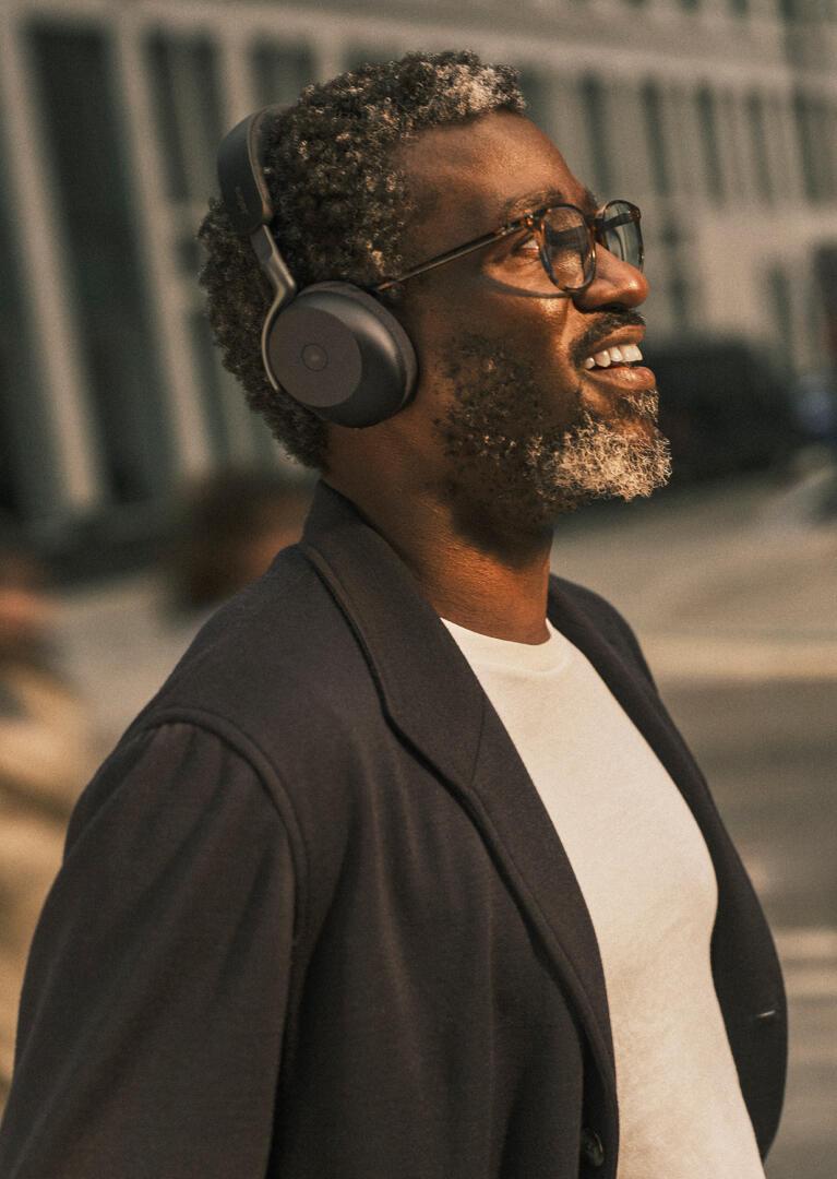 Jabra Headset Evolve3 75 MS USB-C mit Ladestation / 37599-999-889 Schwarz