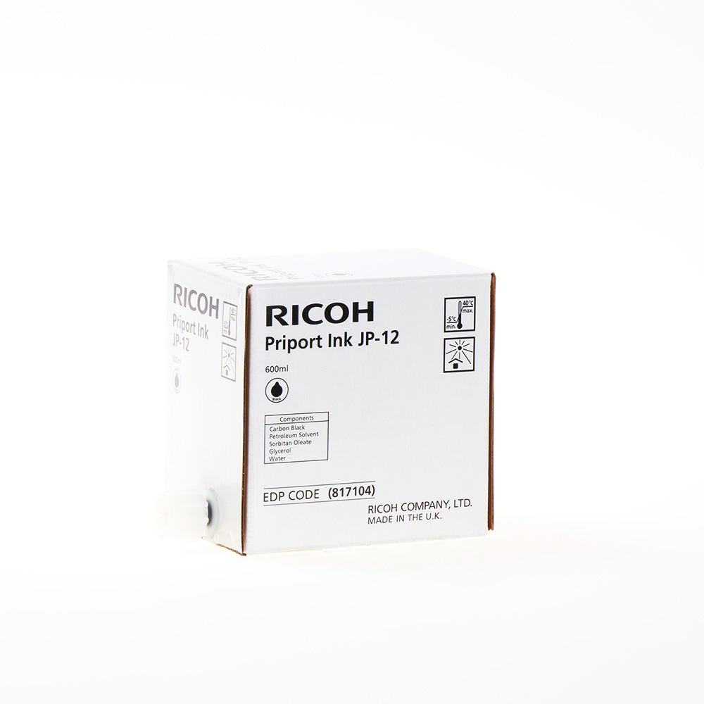 Ricoh Tinte JP 12 / 817104 Schwarz 5-Pack