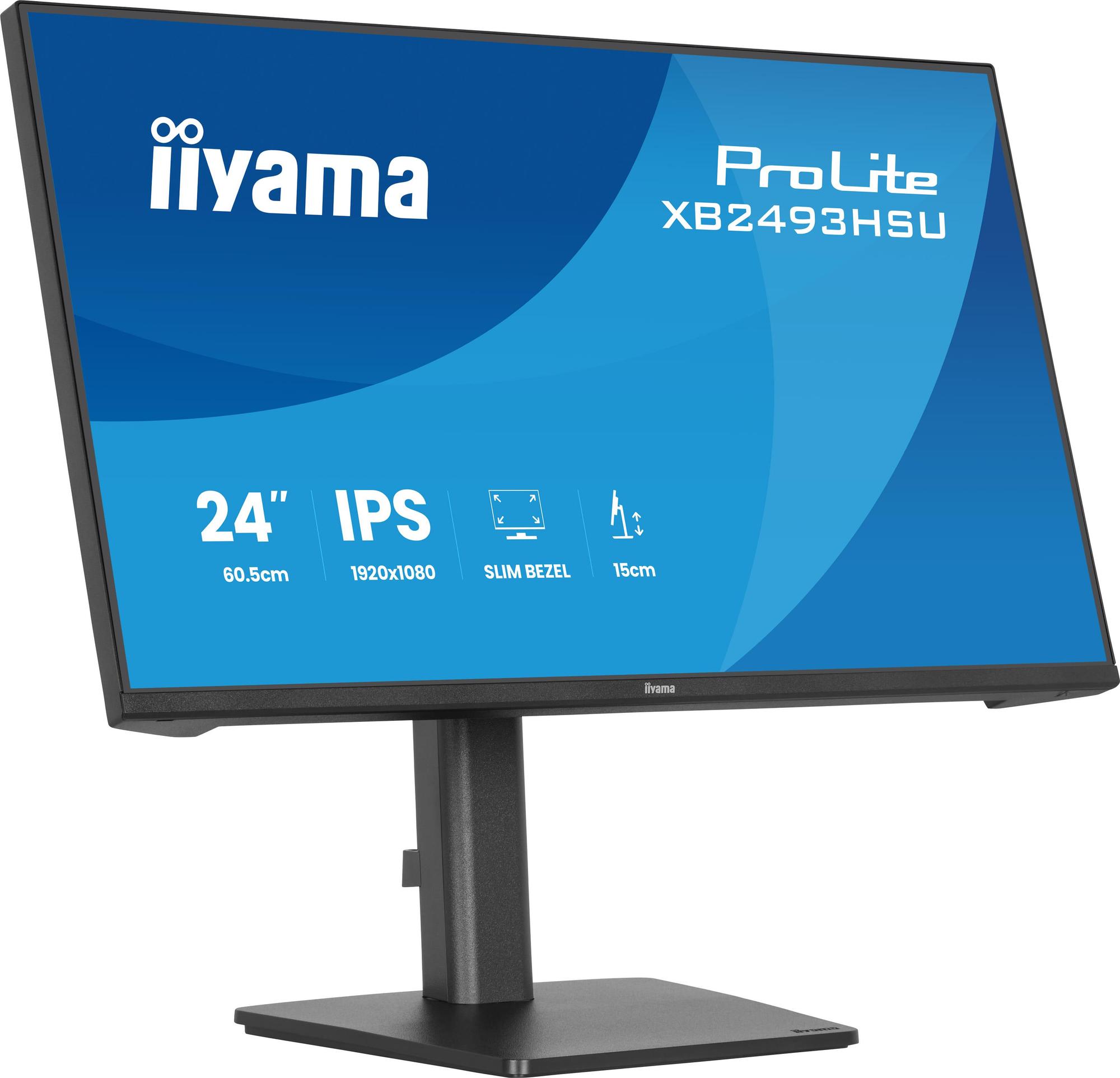 iiyama Monitor ProLite XB2493HSU / XB2493HSU-B1 Black 60.5 cm (23.8")