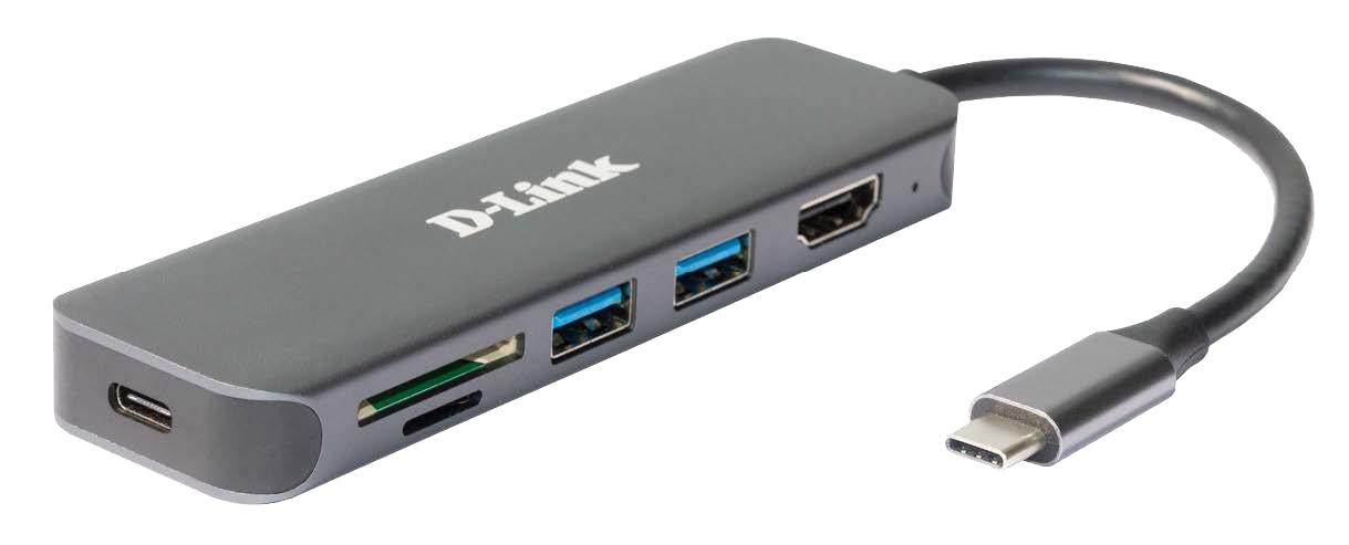 D-Link Docking station DUB-2327 / DUB-2327 Grey