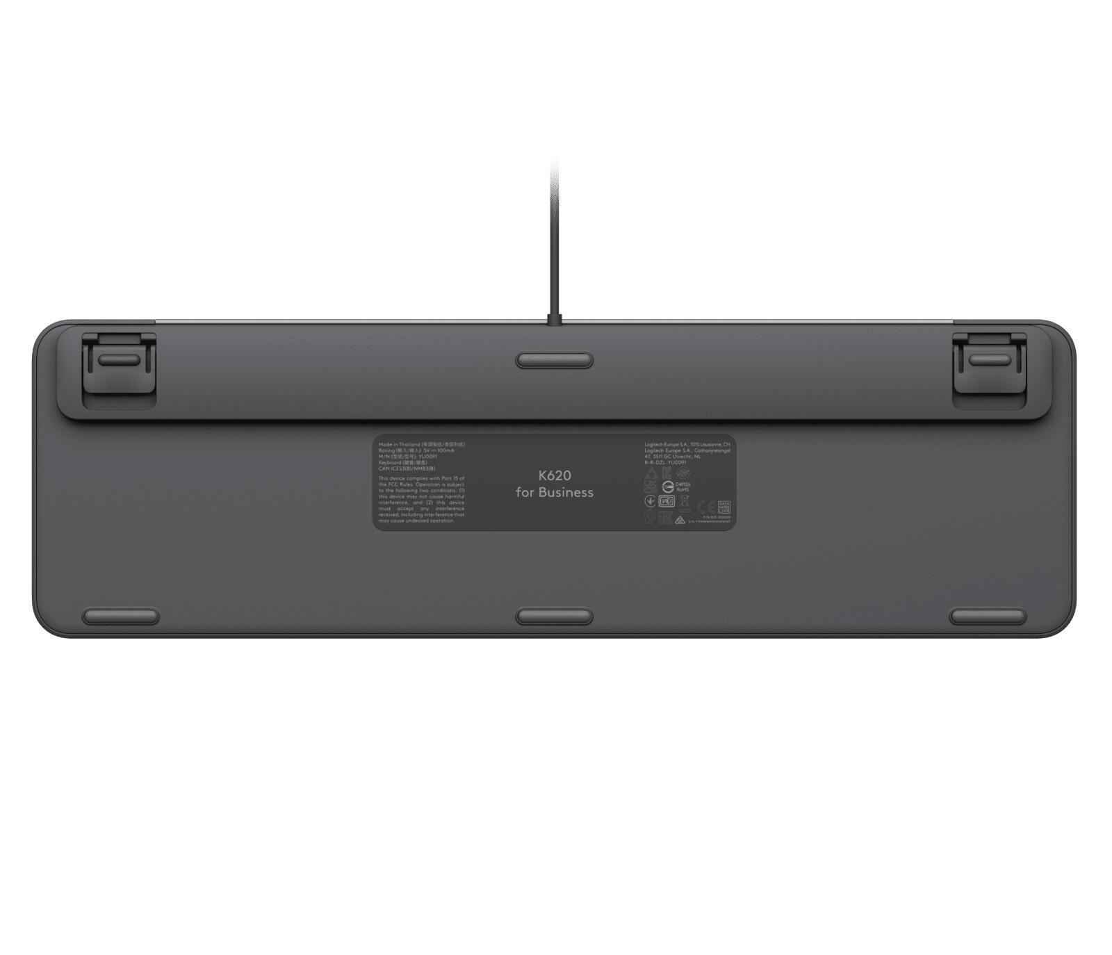 Logitech Clavier Signature Slim Wired K620 DE / 920-013327 Graphite