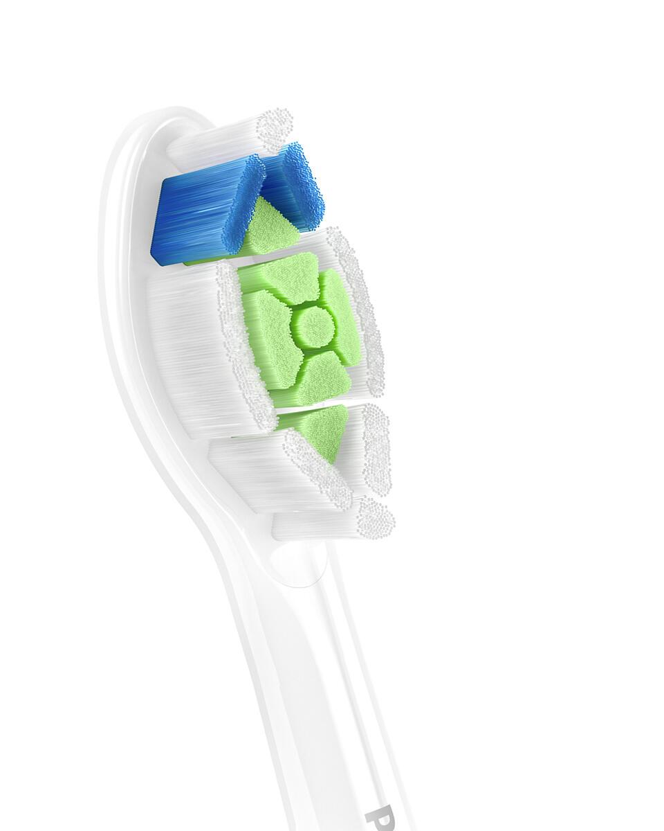 Philips Aufsteckzahnbürste Sonicare W2 Optimal White / HX6066/87 Weiß 6-Pack