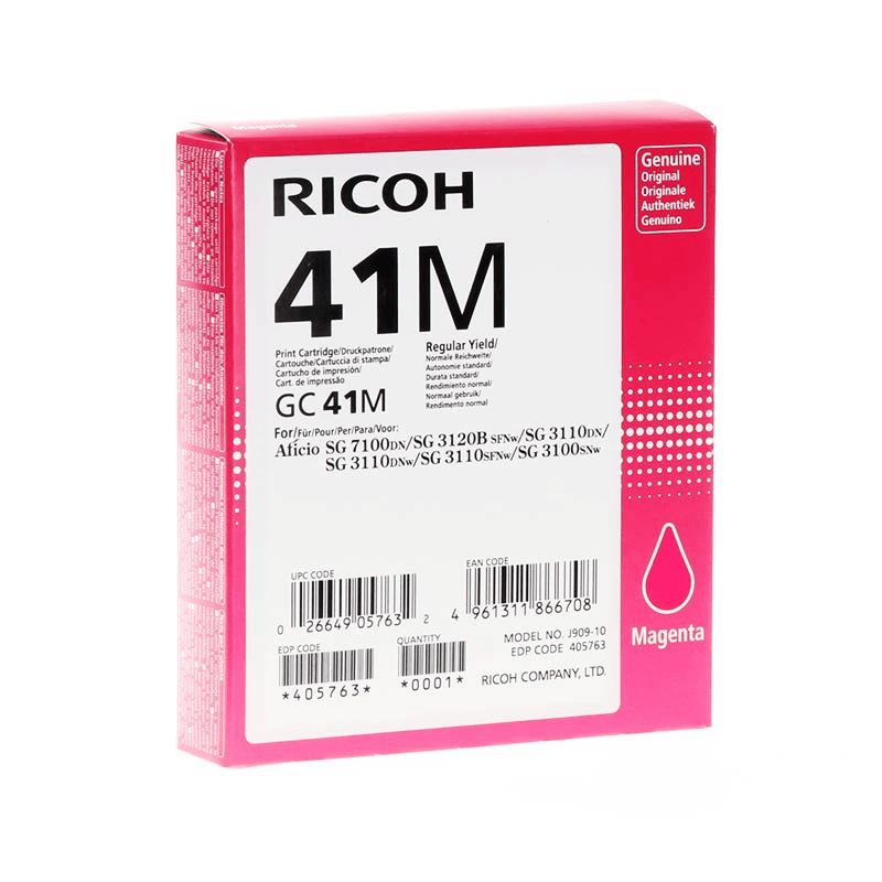 Ricoh Inchiostro GC41M / 405763 Magenta