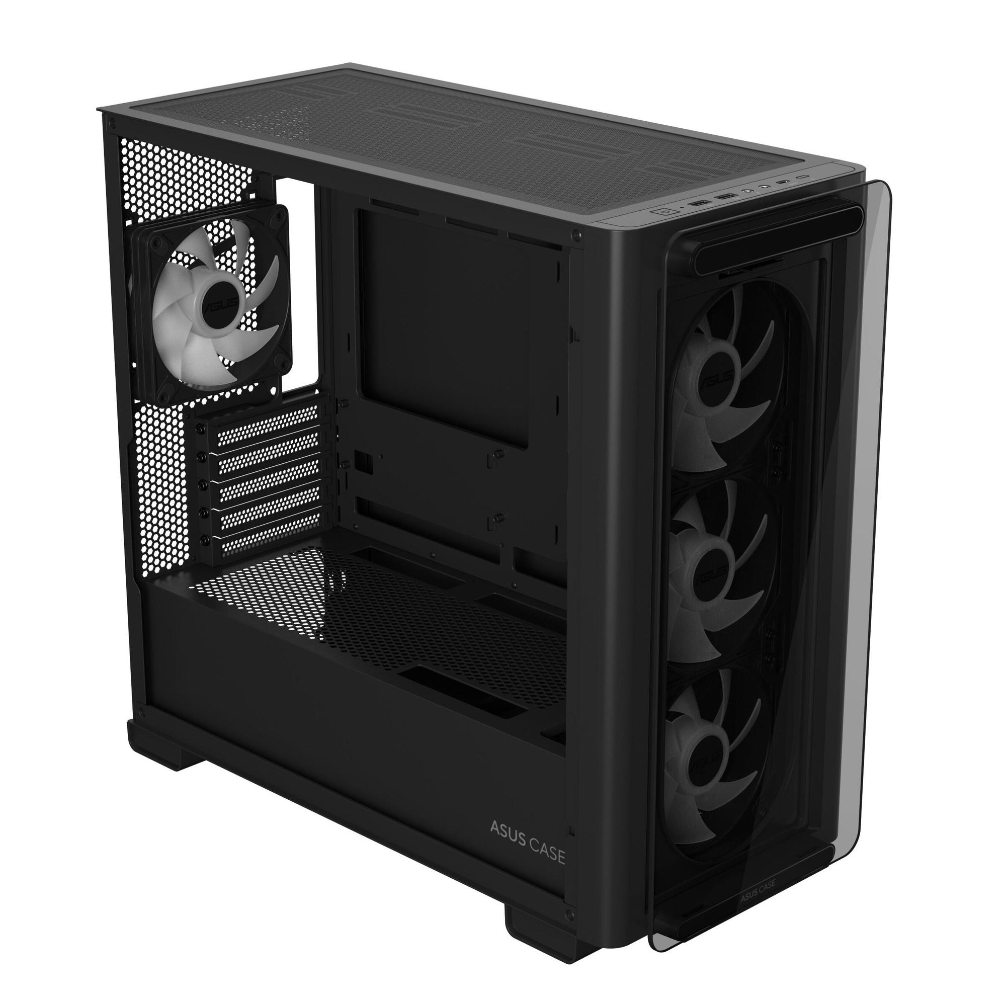 ASUS PC case A23 Plus / 90DC00K0-B19010 Black