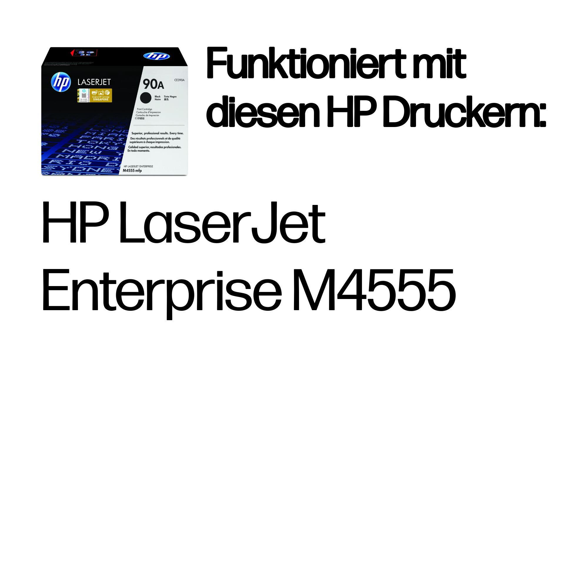 HP Tóner 90A / CE390A Negro