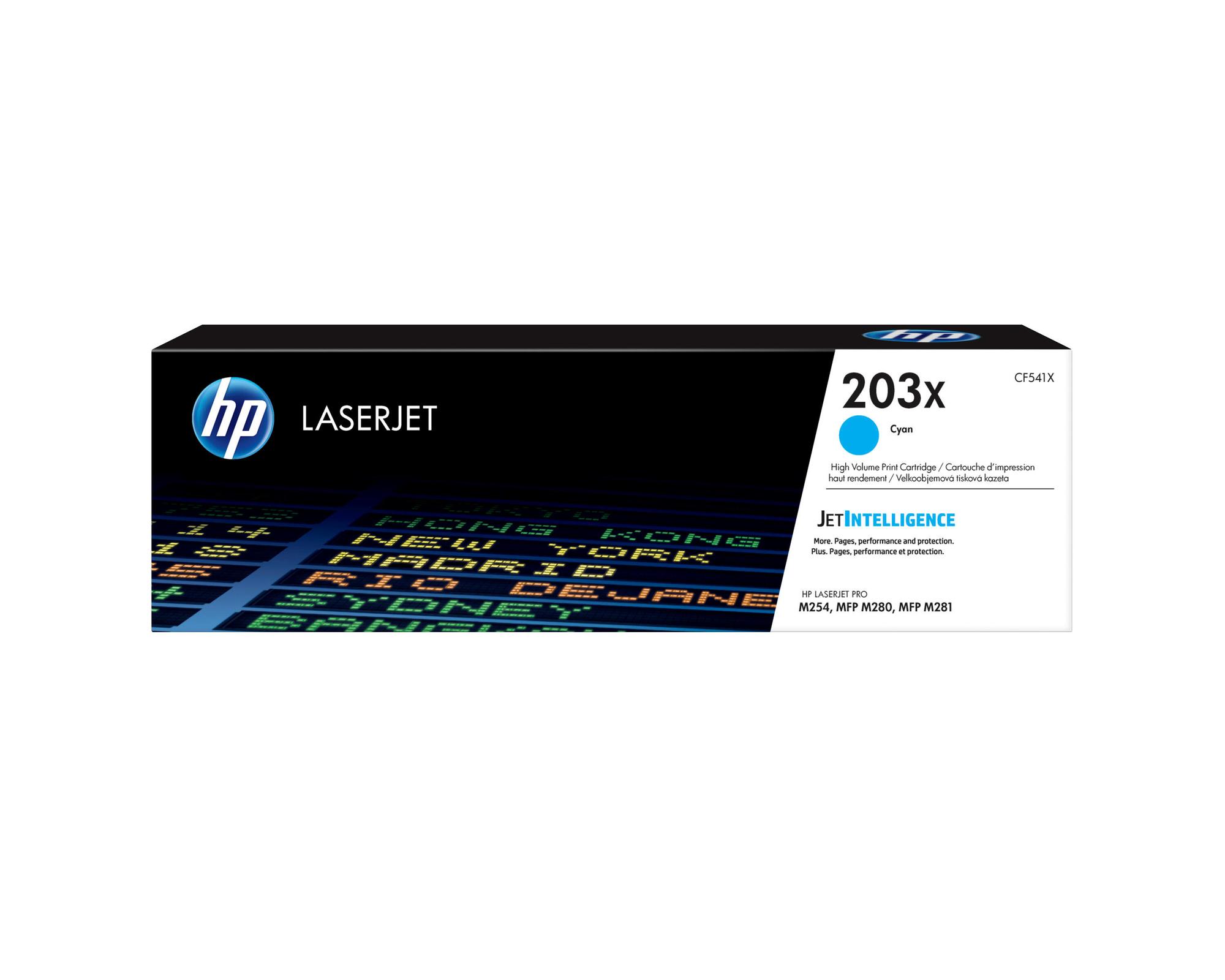 HP Toner 203X / CF541X Ciano XL