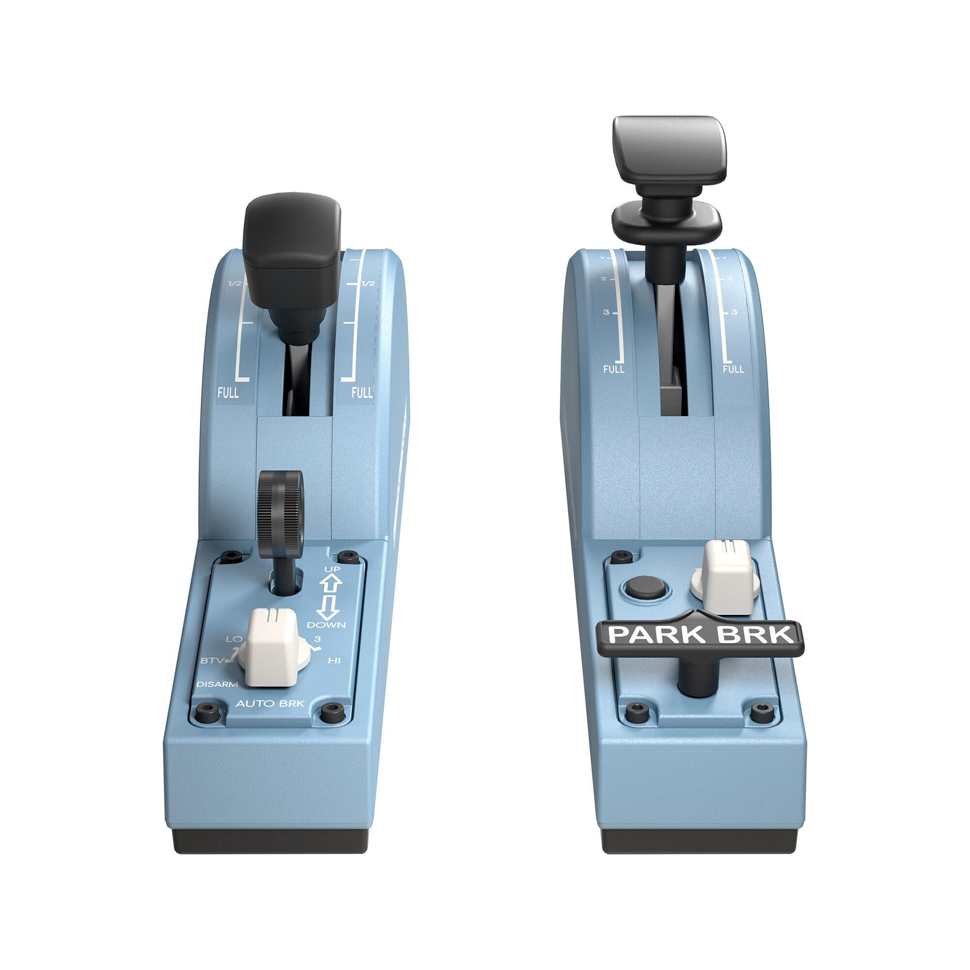 Thrustmaster Contrôleur TCA Quadrant Add-On Airbus Edi / 2960853 Noir, bleu