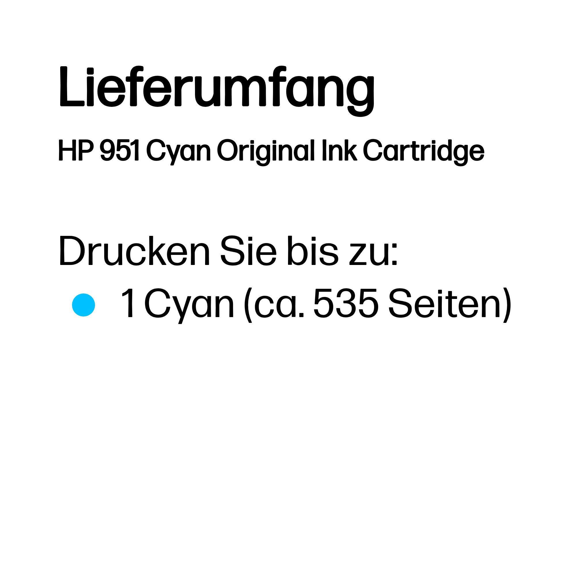 HP Tinta 951 / CN050AE Cian