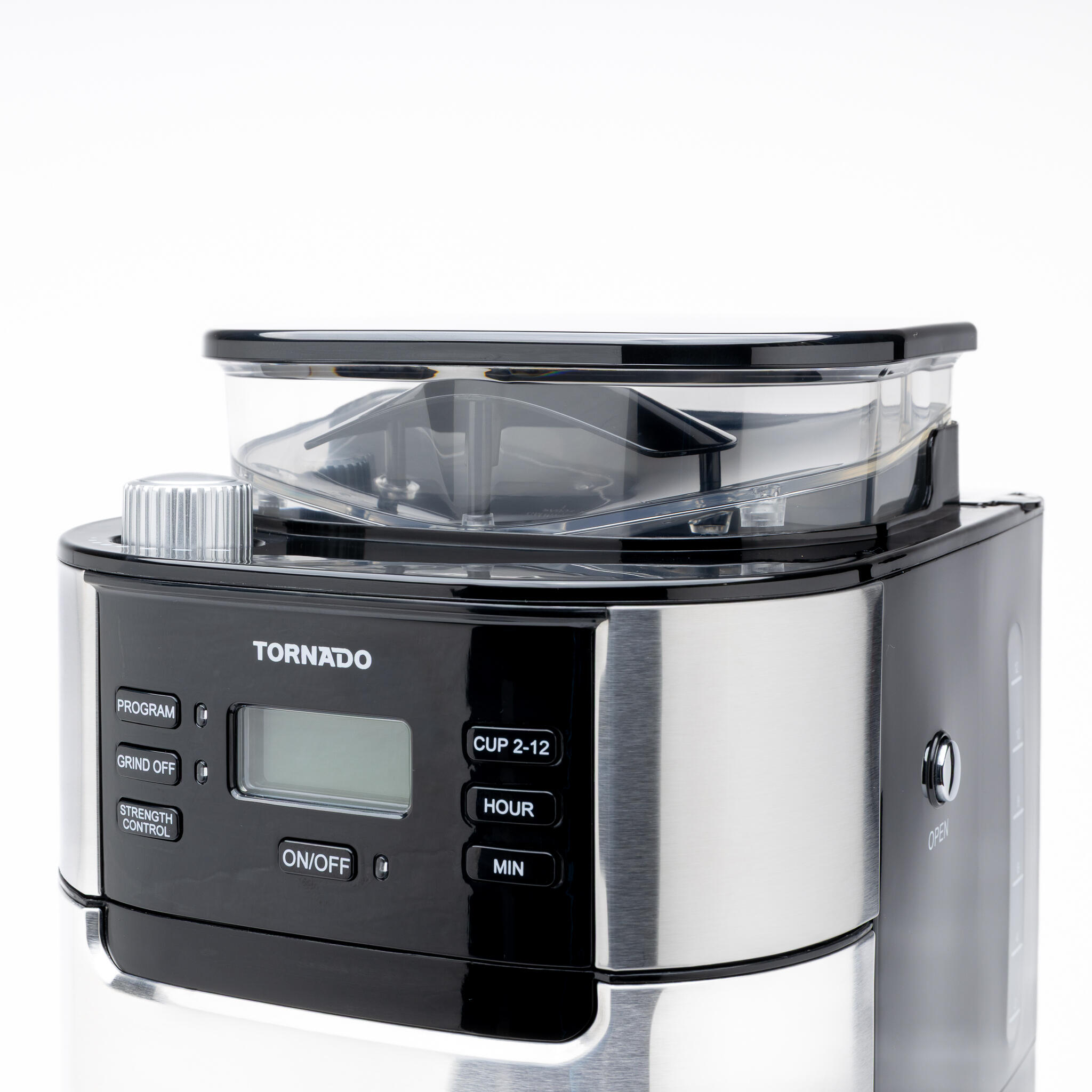 TORNADO Cafetera de filtro TCM1025A-GS Negro