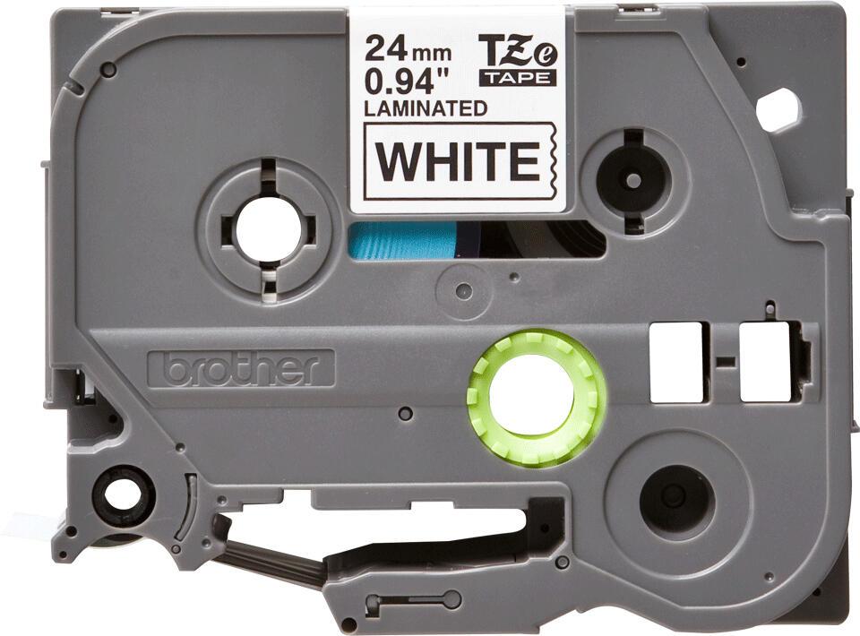 Brother Cinta de color TZE-251 / TZE251 Negro, blanco