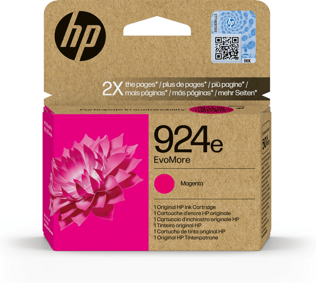 HP Tinte 924E / 4K0U8NE Magenta XL