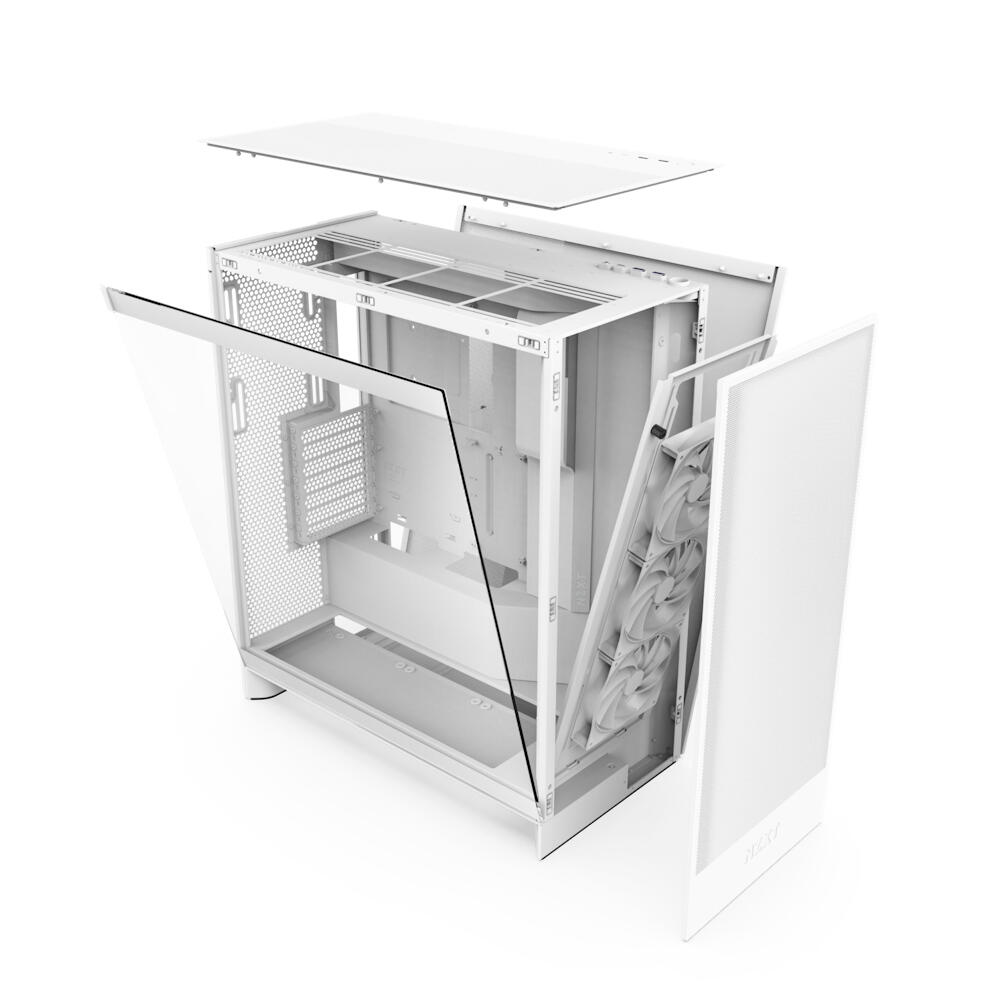 NZXT PC case H series H7 Flow / CM-H72FW-01 White