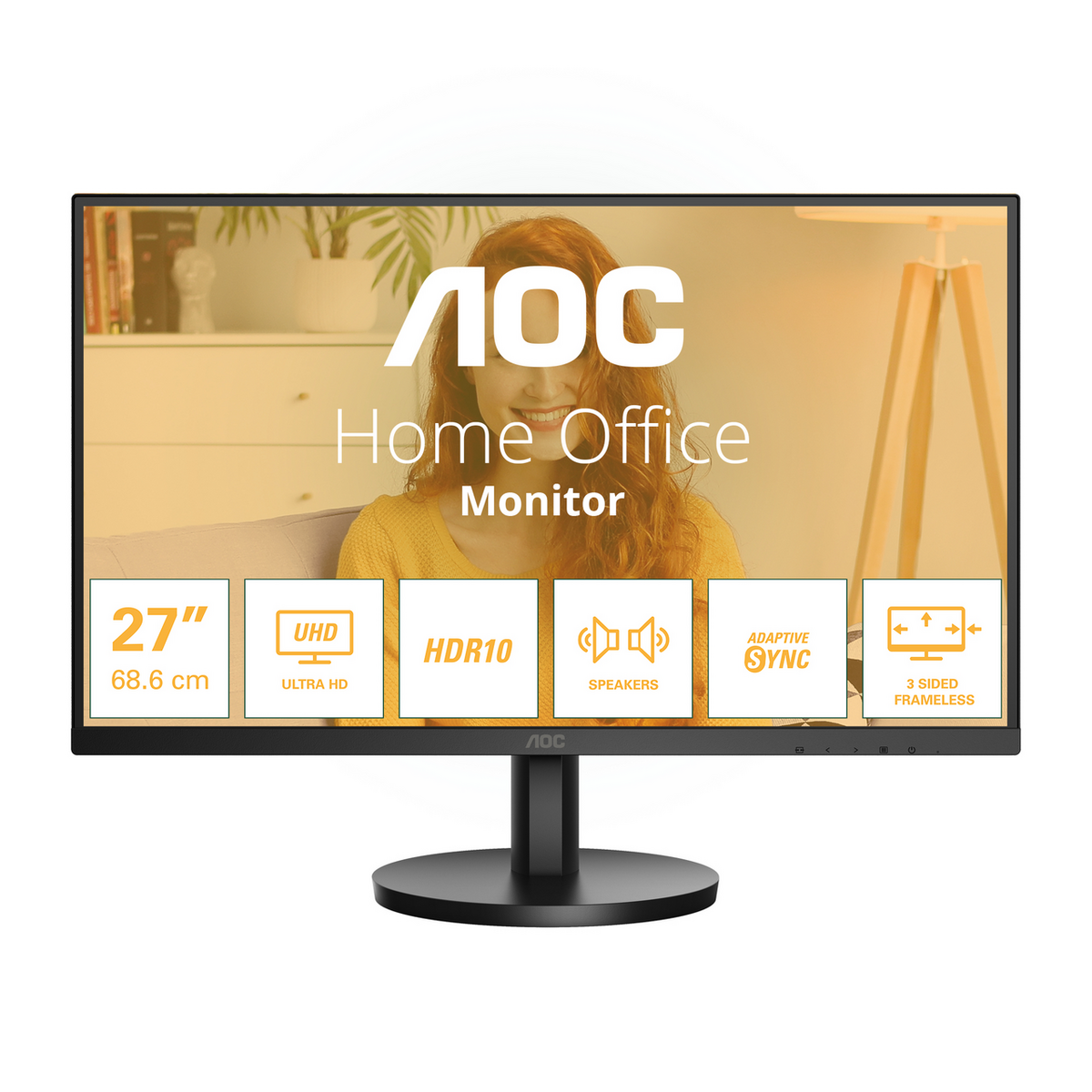 AOC Monitor U27B3A / U27B3A Negro (27 ")