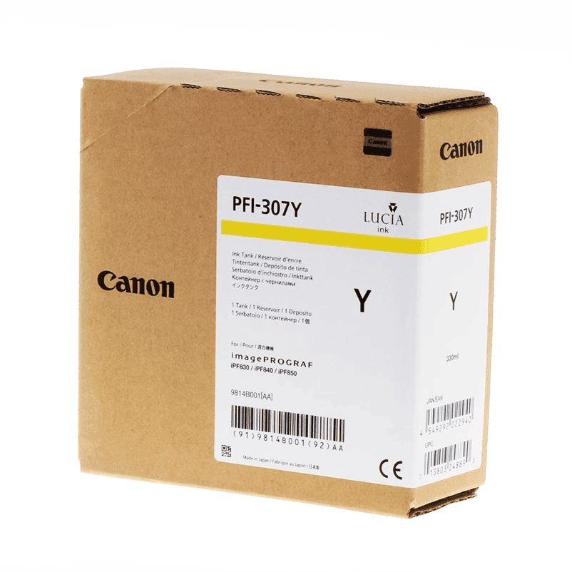 Canon Encre PFI-307Y / 9814B001 Jaune