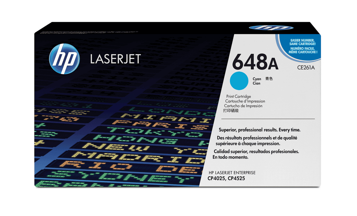 HP Toner 648A / CE261A Cyan