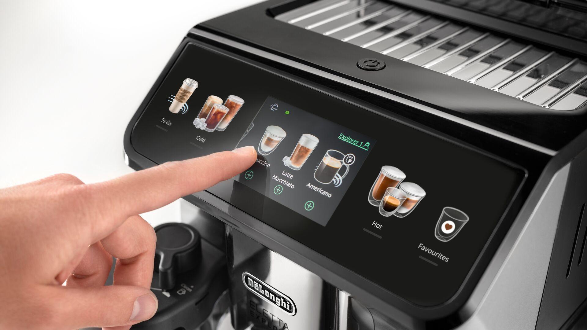 De’Longhi Fully automatic coffee machine ECAM450.55.S / ECAM450.55.S Black, silver