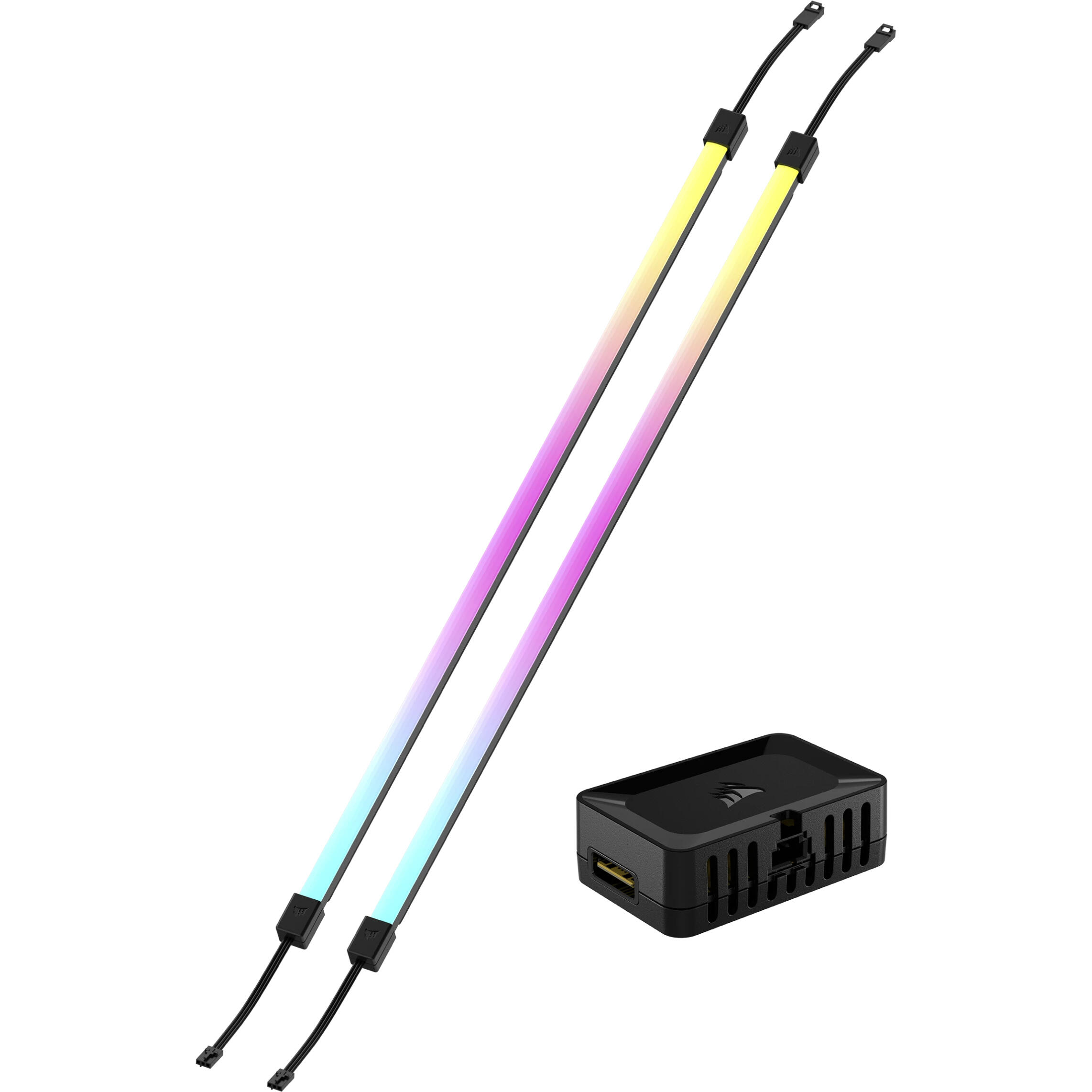 Corsair Lighting kit iCUE LINK LS430 Aurora RGB / CL-9011136-WW Black XL Doppelpack
