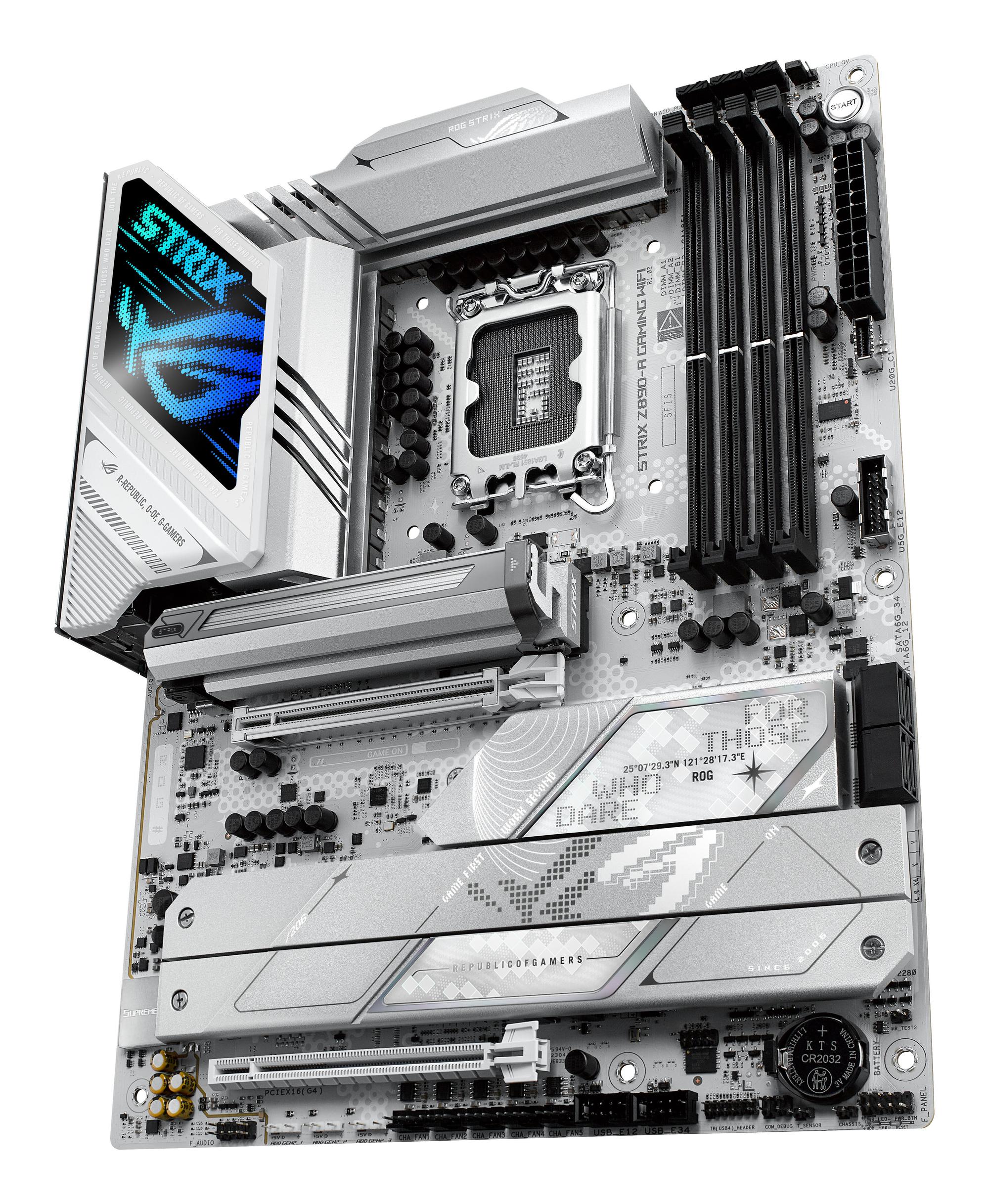ASUS Carte mère ROG Strix Z890-A Gaming WiFi / 90MB1I90-M0EAY0 Blanc