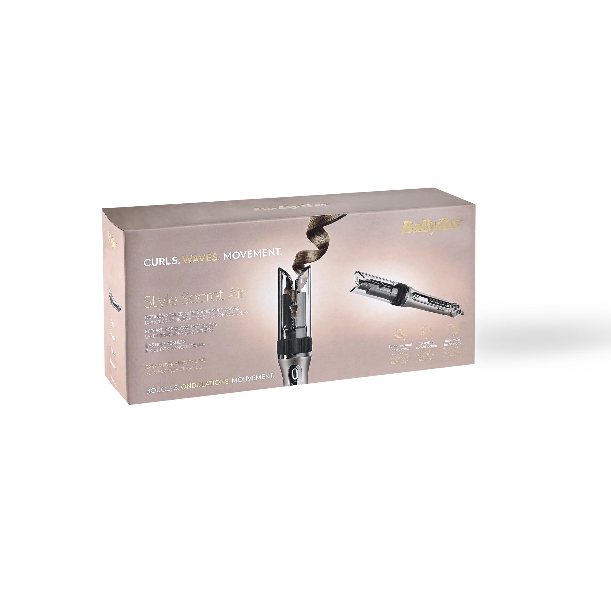 BaByliss Fer à friser Style Secret Air / C6688E Métallique