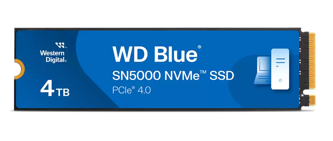 Western Digital M.2 SSD SN5000 4TB / WDS400T4B0E Mehrfarbig