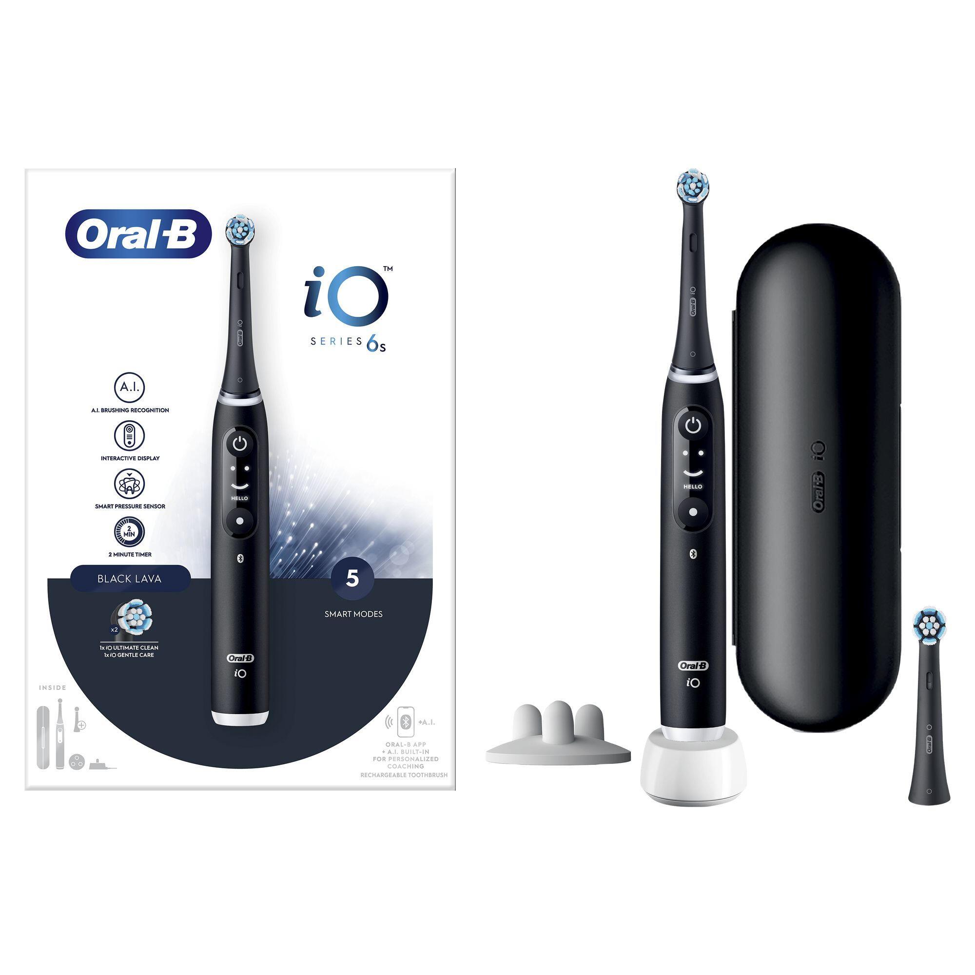 Oral-B Zahnbürste iO Series 6 A.I. / 409120 Schwarz