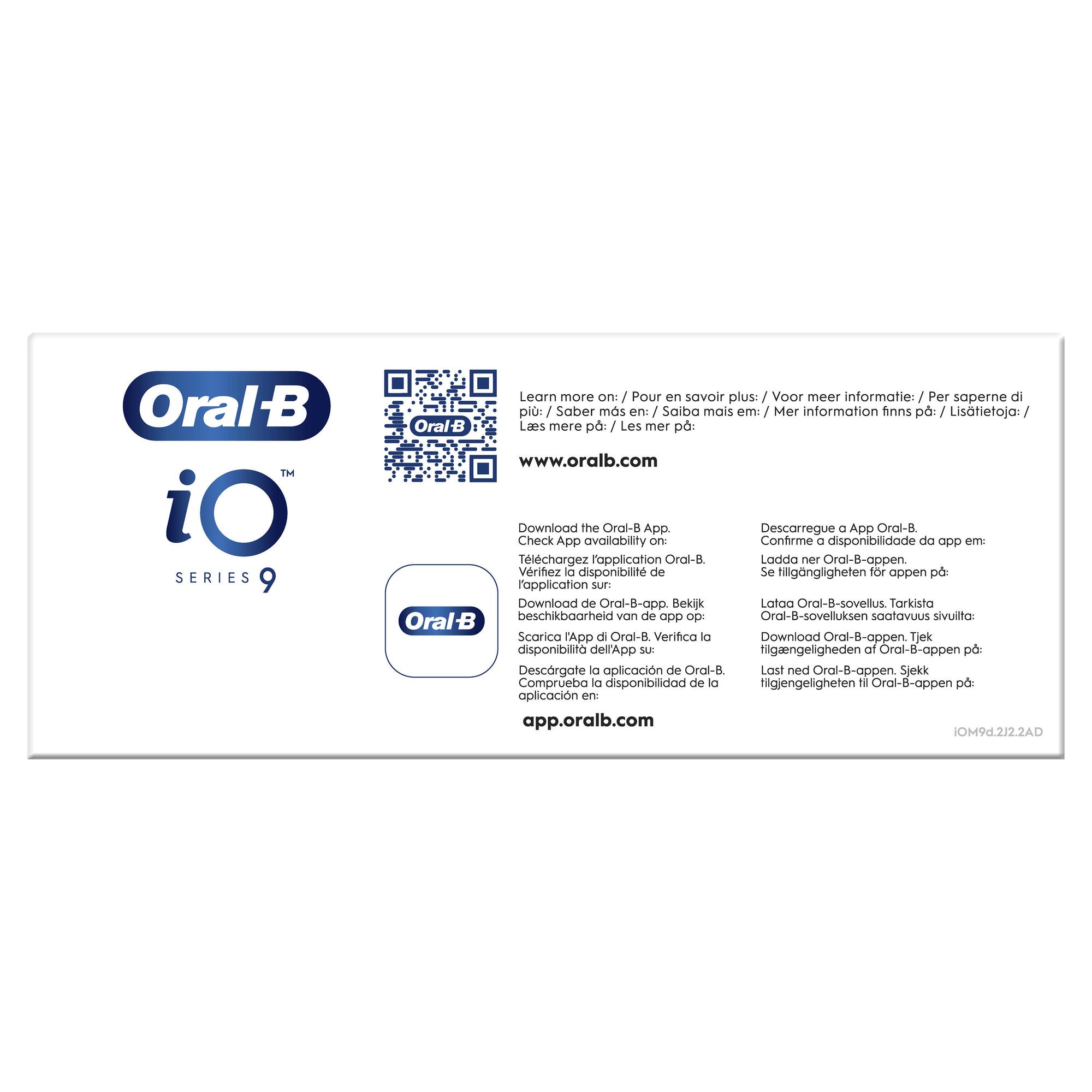 Oral-B Zahnbürste iO Series 9 Duo / 80363731 Schwarz, Silber