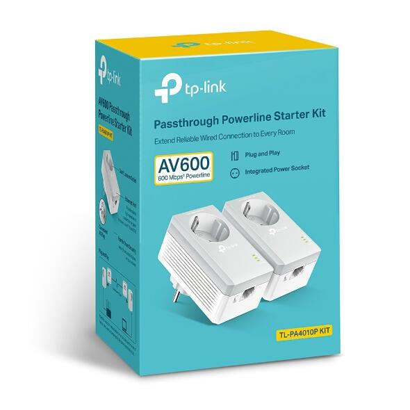 TP-Link Station CPL TL-PA4010P Kit / TL-PA4010P KIT Blanc Multipack