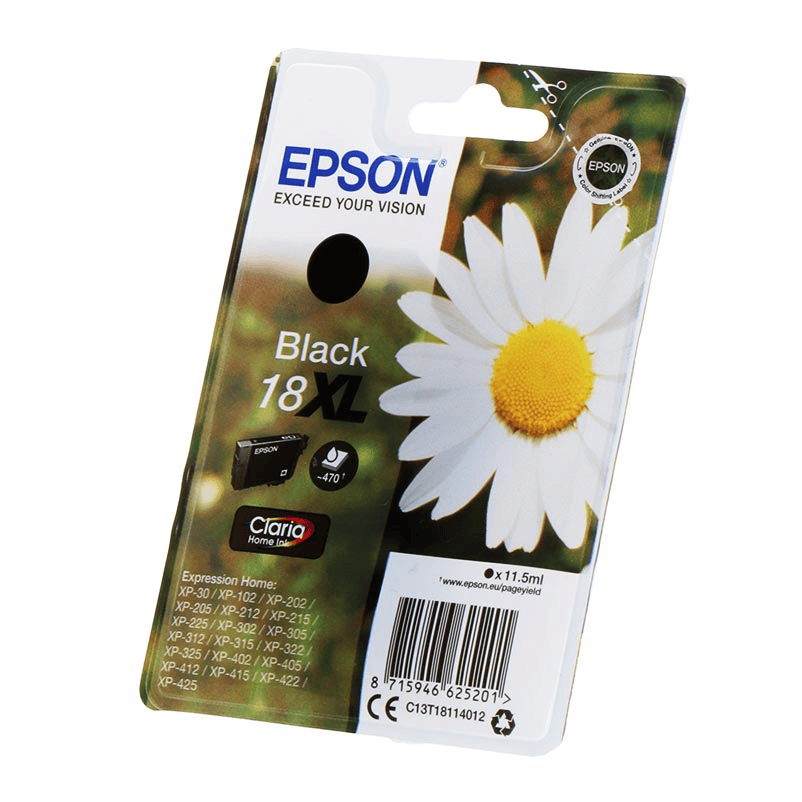 Epson Tinta 18XL / C13T18114012 Negro